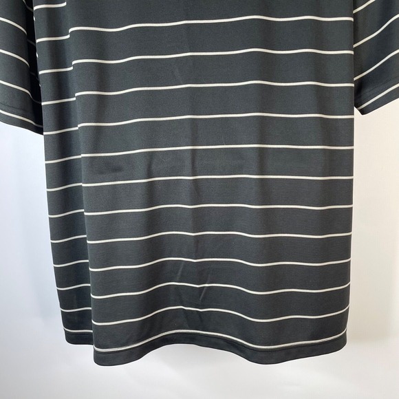 PGA Tour Polo Shirt Men 2XL Black Striped Short Sleeve Golf Casual Outdoors NWOT - Picture 12 of 14